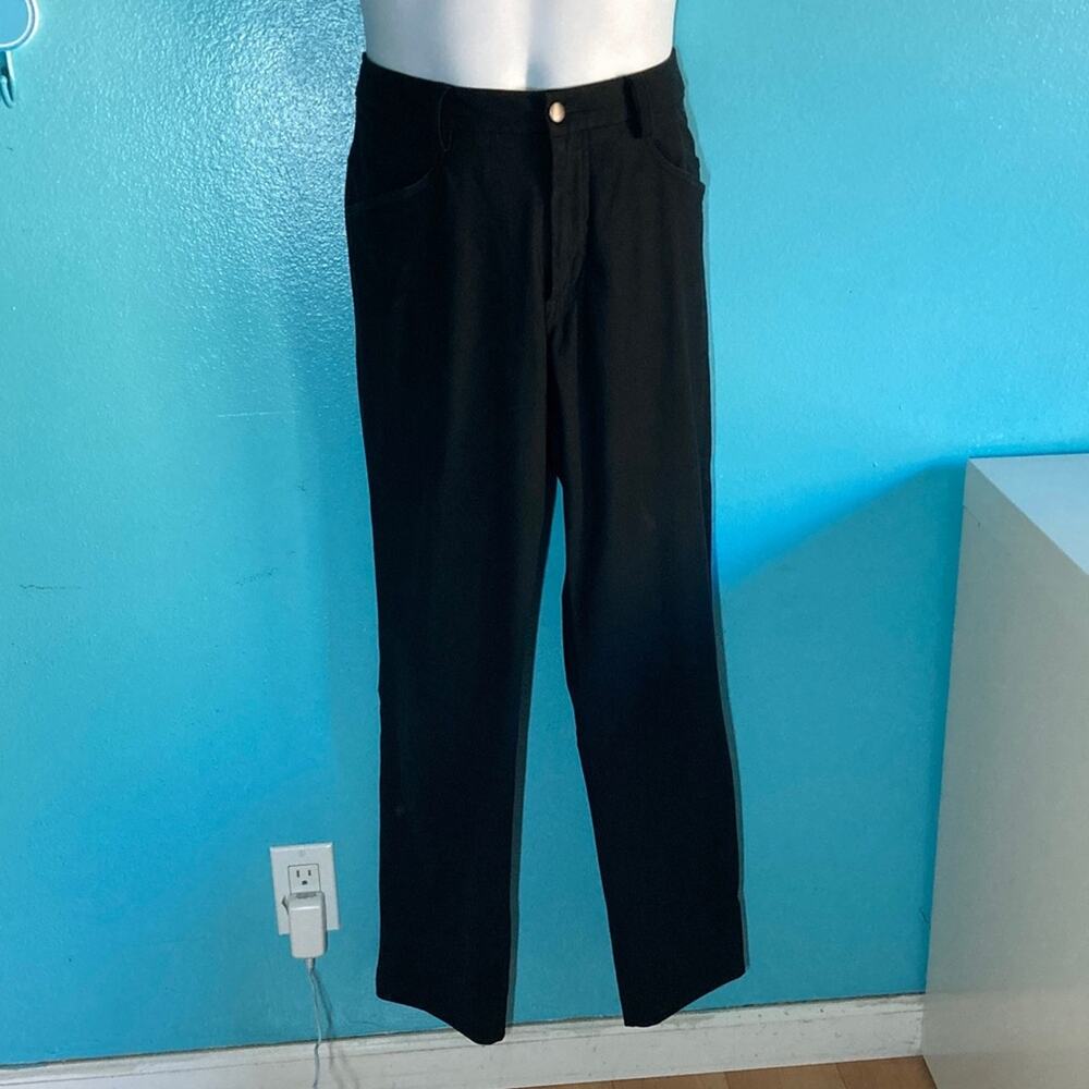 Lululemon Mens Size 34 Black ABC Flat Front Zip Up Pants -Hemmed to 31 from 34”